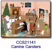 Canine Carolers Charity Select Holiday Card